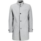 Coats Men's Clothing Jack & Jones Recycled Wool Blend Coat - Grey/Light Grey Melange