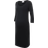 Mama.licious 3/4 Sleeved Maternity Dress - Black/Black (20010360)