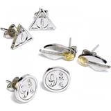 Jewellery Sets Harry Potter Snitch Deathly Hallows Platform 9 3/4 Earrings Set - Silver/Gold