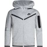 Nike tech fleece hoodie Children's Clothing Nike Boy's Sportswear Tech Fleece - Dark Grey Heather/Black (CU9223-063)