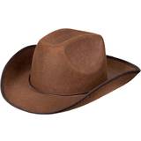 Hats Fancy Dress Boland Adult Cowboy Hat Brown