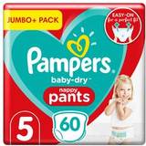 Diapers Pampers Baby Dry Nappy Pants Size 5