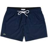 Swimwear Men's Clothing Lacoste Light Quick-Dry Swim Shorts - Navy Blue/Black