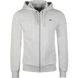 Sweaters Men's Clothing Lacoste Sport Hooded Lightweight Bi-material Sweatshirt - Grey Chine/Light Grey