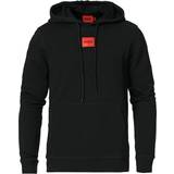 Sweaters Men's Clothing Hugo Boss Regular Fit French Terry with Logo Patch Hoodie - Black