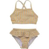 Liewood Norma Bikini Set - Stripe Mustard/White