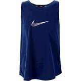 Tank Tops Children's Clothing Nike Girl's Dri-FIT Trophy Tank Top - Blue Void/Arctic Punch (DA1370-492)