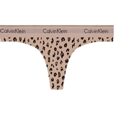 Calvin Klein Modern Cotton Tanga - Savannah Cheetah/Honey Almond