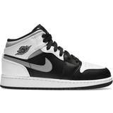 Men's Shoes Nike Air Jordan 1 Mid - White/Grey/Black