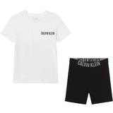 Calvin Klein Boy's Pyjamas Set - White W/Black (B70B700136)