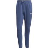 Men's Clothing Adidas Essentials French Terry Tapered Cuff 3-Stripes Joggers - Crew Blue/White