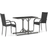 vidaXL 3072452 Dining Set, 1 Table inkcl. 2 Chairs