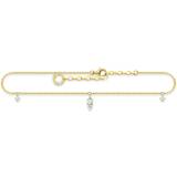 Anklets Thomas Sabo Ankle Chain - Gold/Transparent