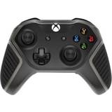 OtterBox Xbox One Antimicrobial Easy Grip Controller Cover - Dark Web Black/Silver Metallic