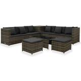 Lounge Sets Outdoor Furniture vidaXL 313136 Lounge Set, 1 Table incl. 4 Sofas