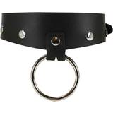 Gags Sex Toys ZADO Leather Necklace with O-Ring