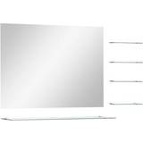 vidaXL 5 Shelves 80x60cm Wall mirror