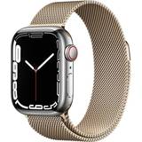 Apple watch series 7 Wearables Apple Watch Series 7 Cellular 45mm Stainless Steel Case with Milanese Loop