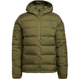 Adidas Helionic Hooded Down Jacket - Focus Olive