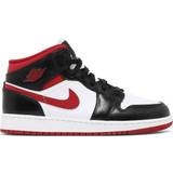 Trainers Children's Shoes Nike Air Jordan 1 Mid GS - White/Black/Gym Red