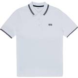 Polo Shirts Children's Clothing Hugo Boss Kid's Polo T-shirt with Embroidered Logo - White