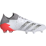 Adidas predator football boots Shoes adidas Predator Freak.1 Firm Ground Boots - Cloud White/Iron Metallic/Solar Red