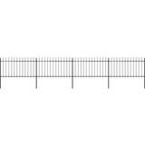 vidaXL Garden Fence with Spear Top 680x150cm