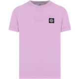 T-shirts Children's Clothing Stone Island Boy's Badge Logo T-shirt - Rosa