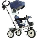Tricycles Homcom Baby Stroller & Trailer 370-061BU Blue