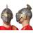 Th3 Party Medieval Knight Helmet Silver