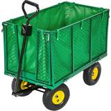 Kids Wagons tectake Garden trolley large max. 544kg garden cart, beach trolley, trolley cart green