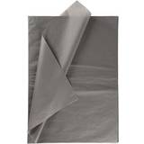 Silk & Crepe Papers Creotime Tissue Paper, 50x70 cm, 17 g, dark grey, 25 sheet/ 1 pack