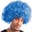 Vegaoo Adult Blue Afro Disc Wig, Assorted Colour/Model