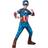 Rubies Official Marvel Avengers Captain America Classic Childs Costume, Kids Superhero Fancy Dress Small