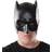 Vegaoo Rubie's Official Batman Mask, Adult Costume One Size, Black