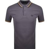 Fred Perry Twin Tipped Polo Shirt - Grey/Dark Grey