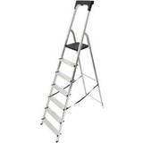 Werner Aluminium High Handrail 7 Tread Step Ladder