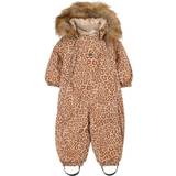 Outerwear Children's Clothing Kuling Val D'Isere Snowsuit - Brown Leopard