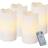 Star Trading Advent 10cm 4-pack LED candle