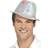 Smiffys Light Up Sequin Trilby Hat Silver