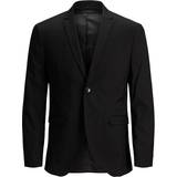 Blazers Men's Clothing Jack & Jones Single Button Super Slim Fit - Black