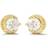 Guess Moon Phases Earrings - Gold/Transparent