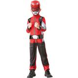 Rubies Official Power Rangers, Beast Morphers Costume Red Ranger Deluxe Childs Costume Small, 3-4 years