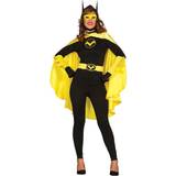 Fiestas Guirca Womens Black Bat Superhero Fancy Dress Costume 8 to 10