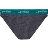 Calvin Klein Modern Cotton Bikini Brief - Charcoal Heather/Topaz Gemstone WB