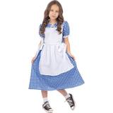 Bristol Novelty Girls Classic Dorothy Dress (L) (Blue/White)