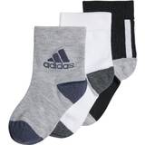 Socks Children's Clothing Adidas Kid's Socks 3 pairs - Black/White/Medium Grey Heather (H44318)