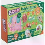 Draw-yourself Puzzles Puzzly Do Forest Friends Dubbl Puzzl
