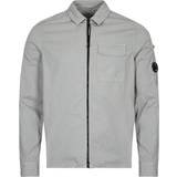 C.P. Company Emerized Gabardine Zipped Shirt - Griffin Grey