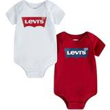 Levi's Baby Batwing Bodysuit 2-pack - White/White